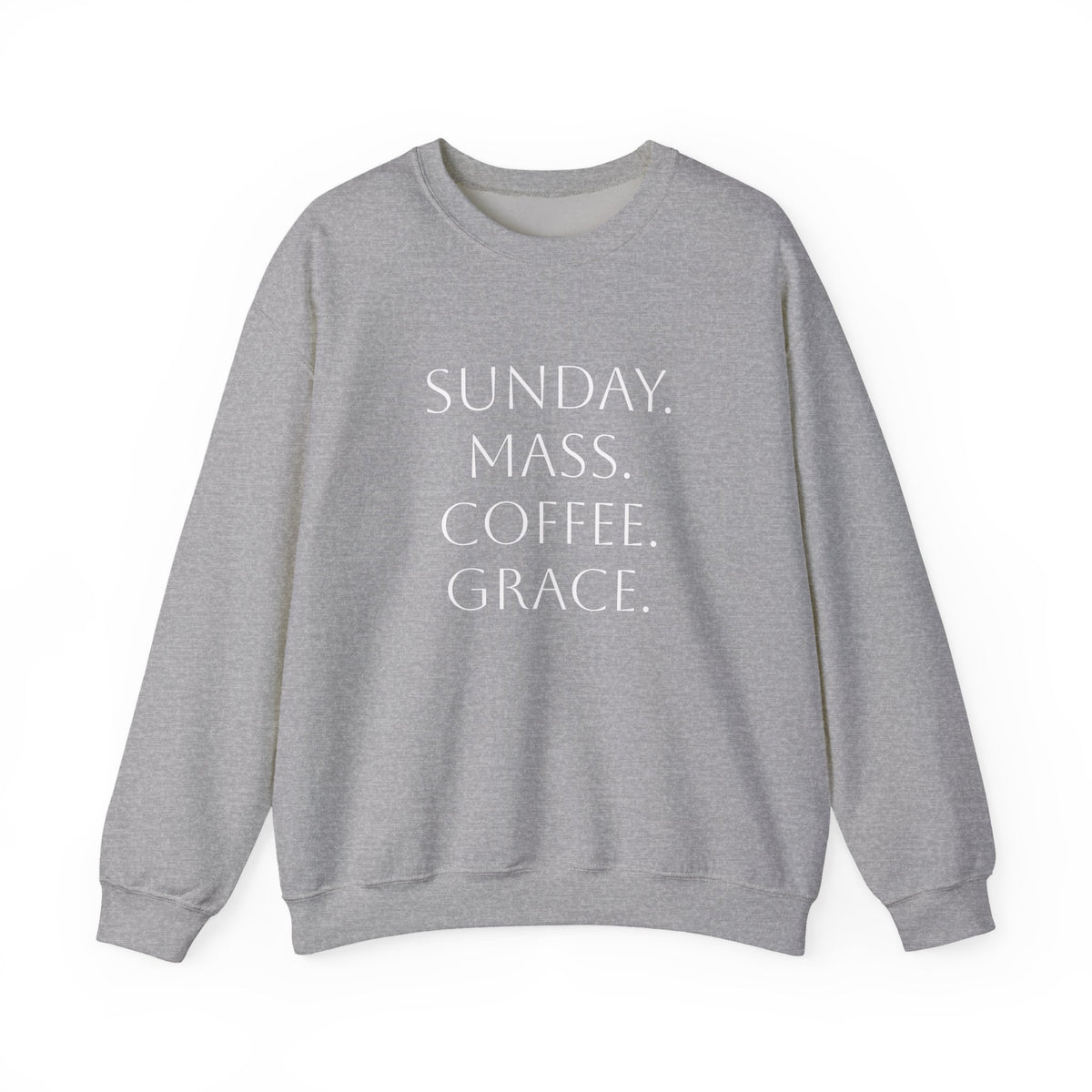 Sunday Mass Coffee Grace Crewneck