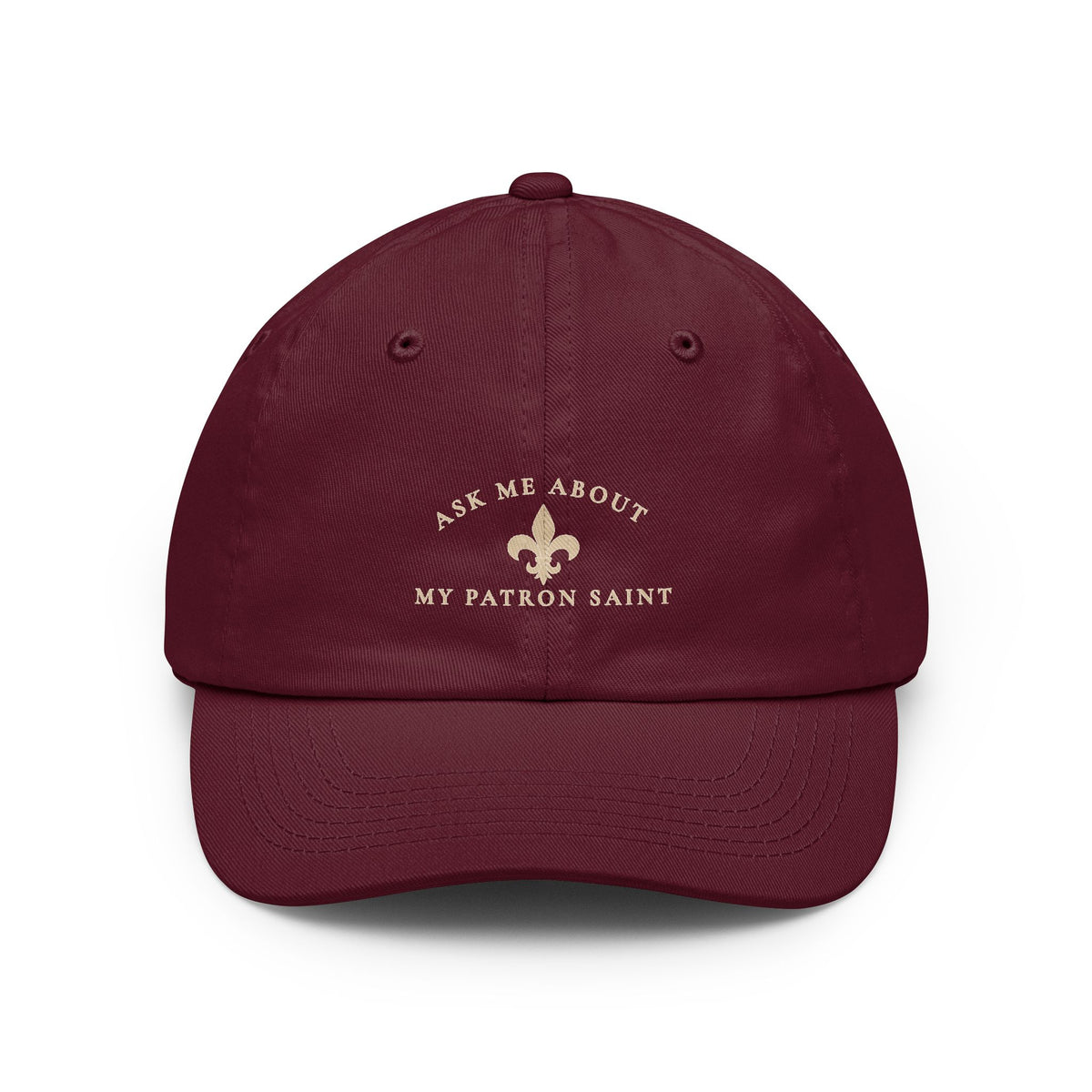Ask Me About My Patron Saint Cap