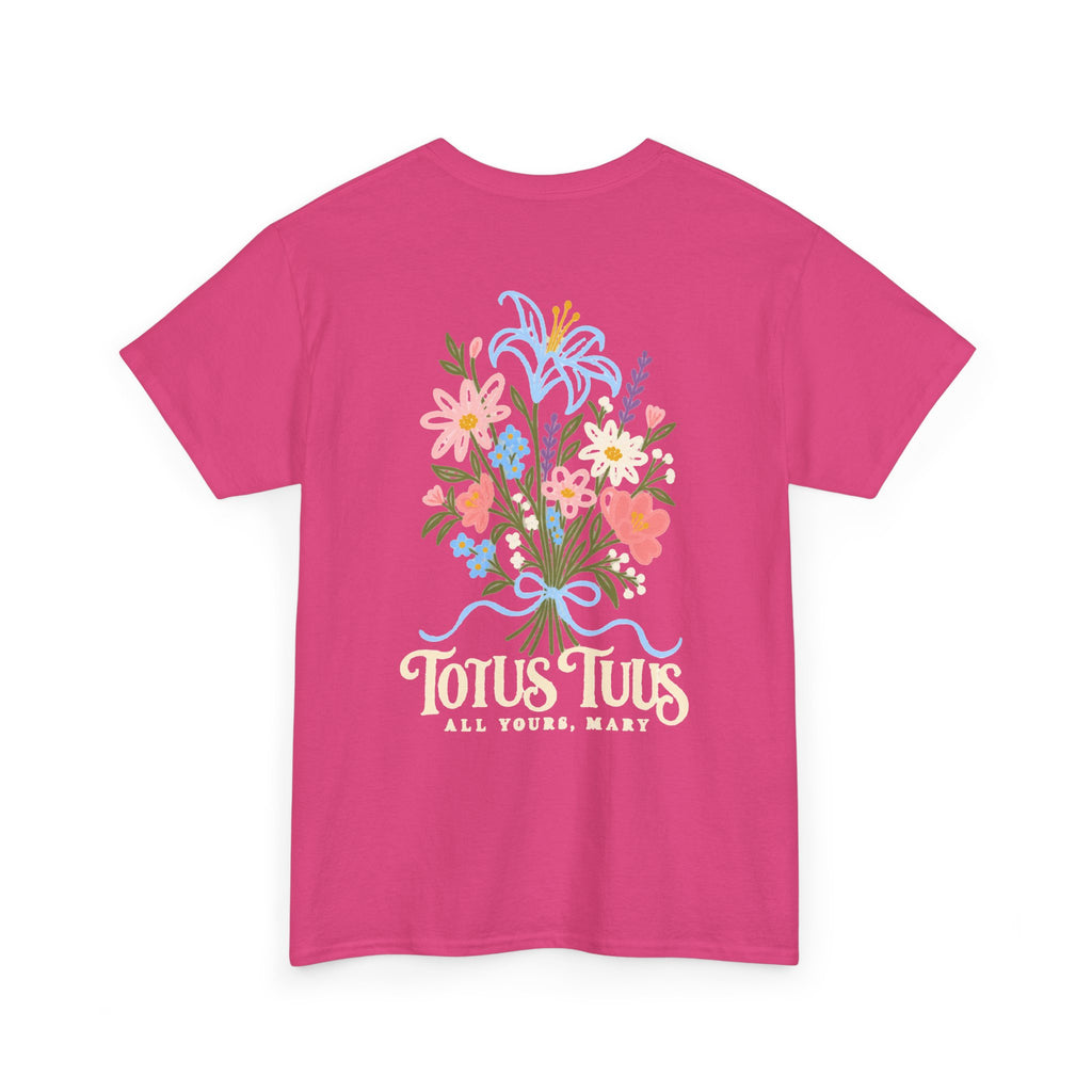 Totus Tuus Flowers for Mary Tee