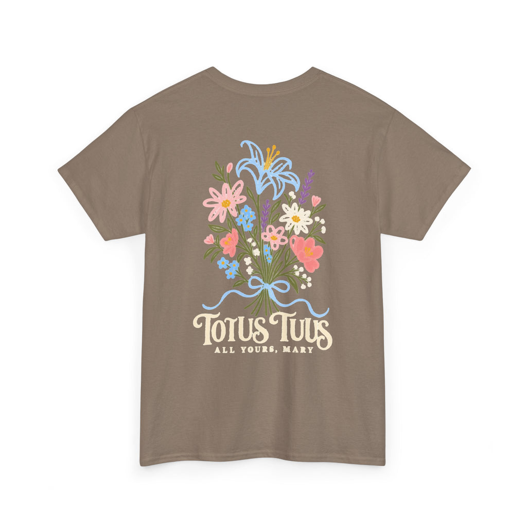 Totus Tuus Flowers for Mary Tee