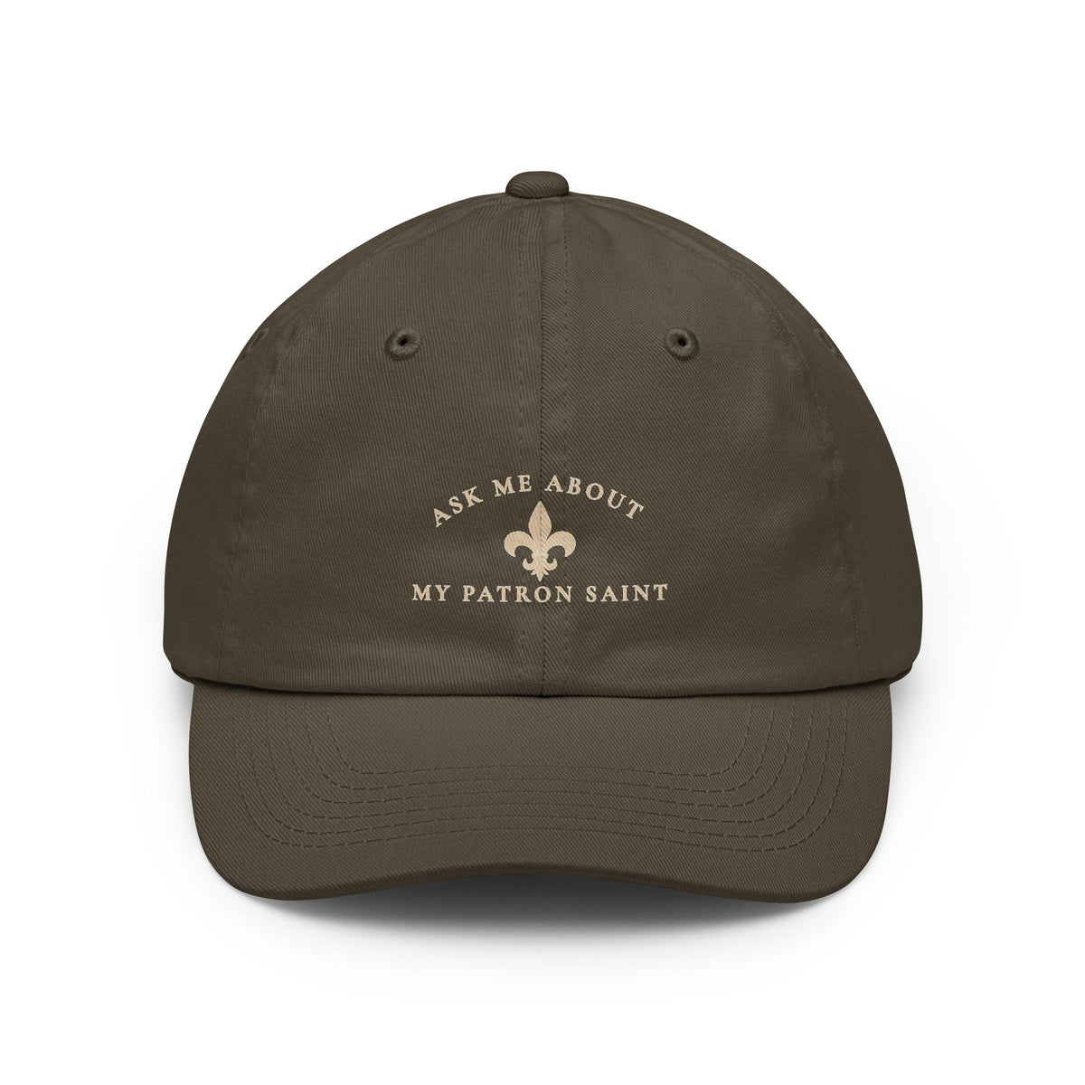 Ask Me About My Patron Saint Cap