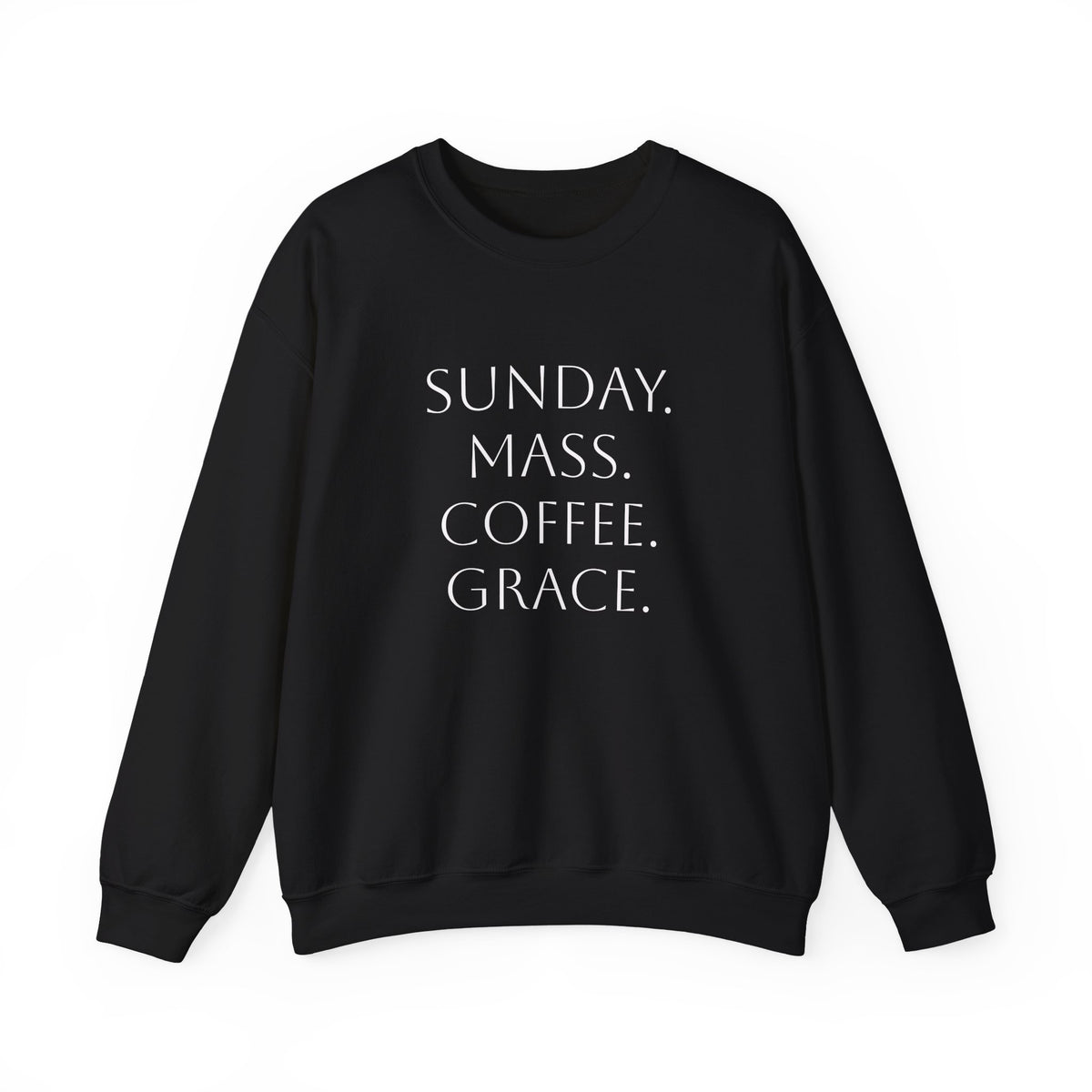Sunday Mass Coffee Grace Crewneck