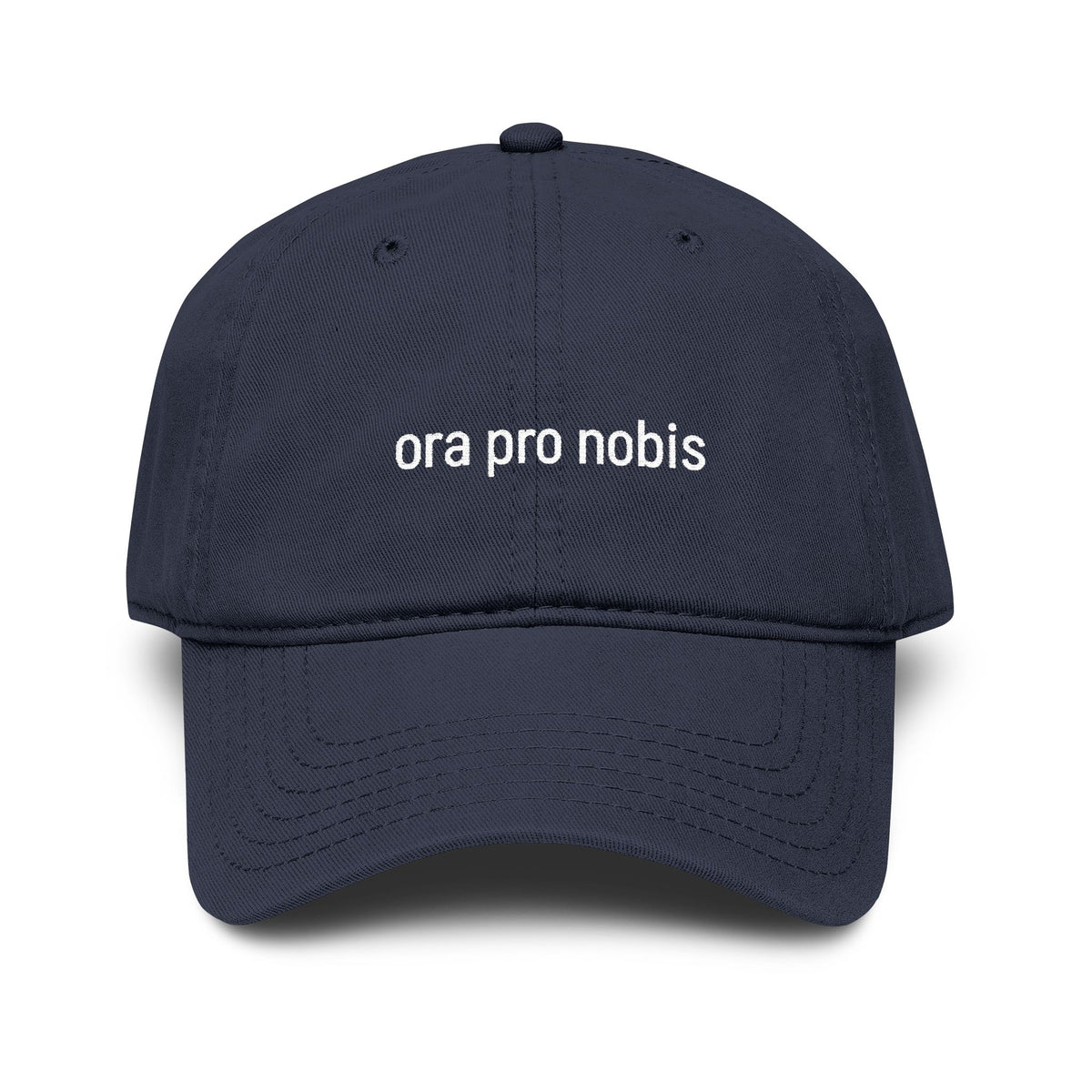 Ora Pro Nobis Embroidered Cap
