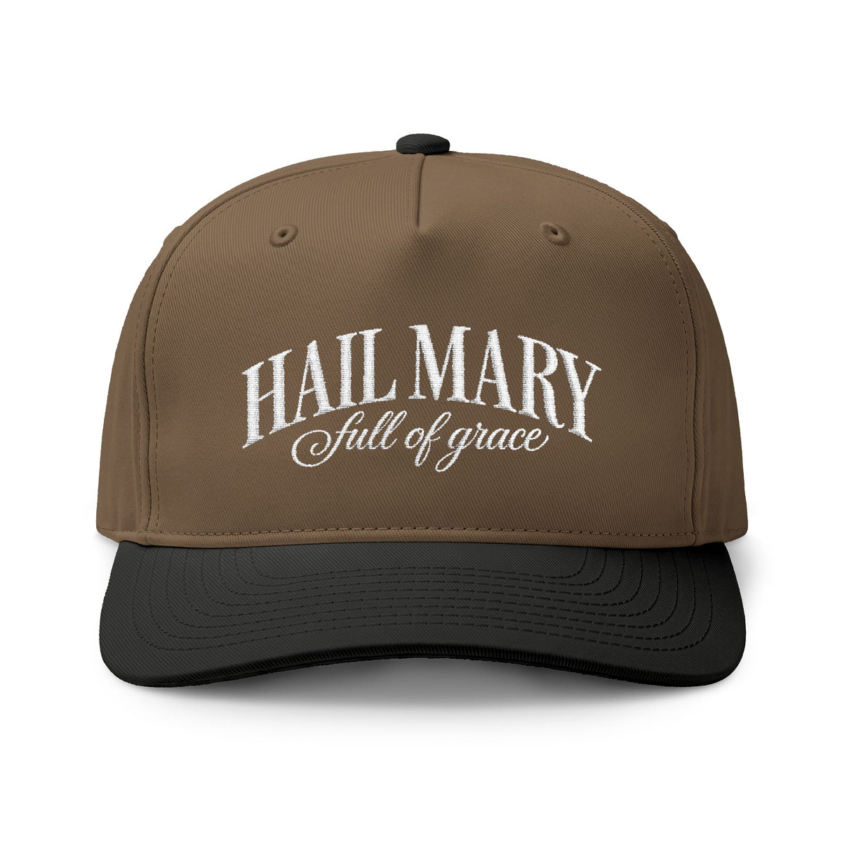 Hail Mary Embroidered Two-Tone Cap