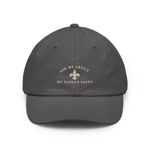 Ask Me About My Patron Saint Cap