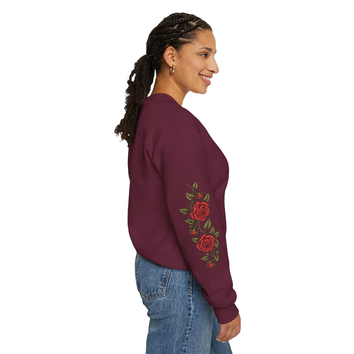 St. Thérèse “Little Way” Rose Crewneck