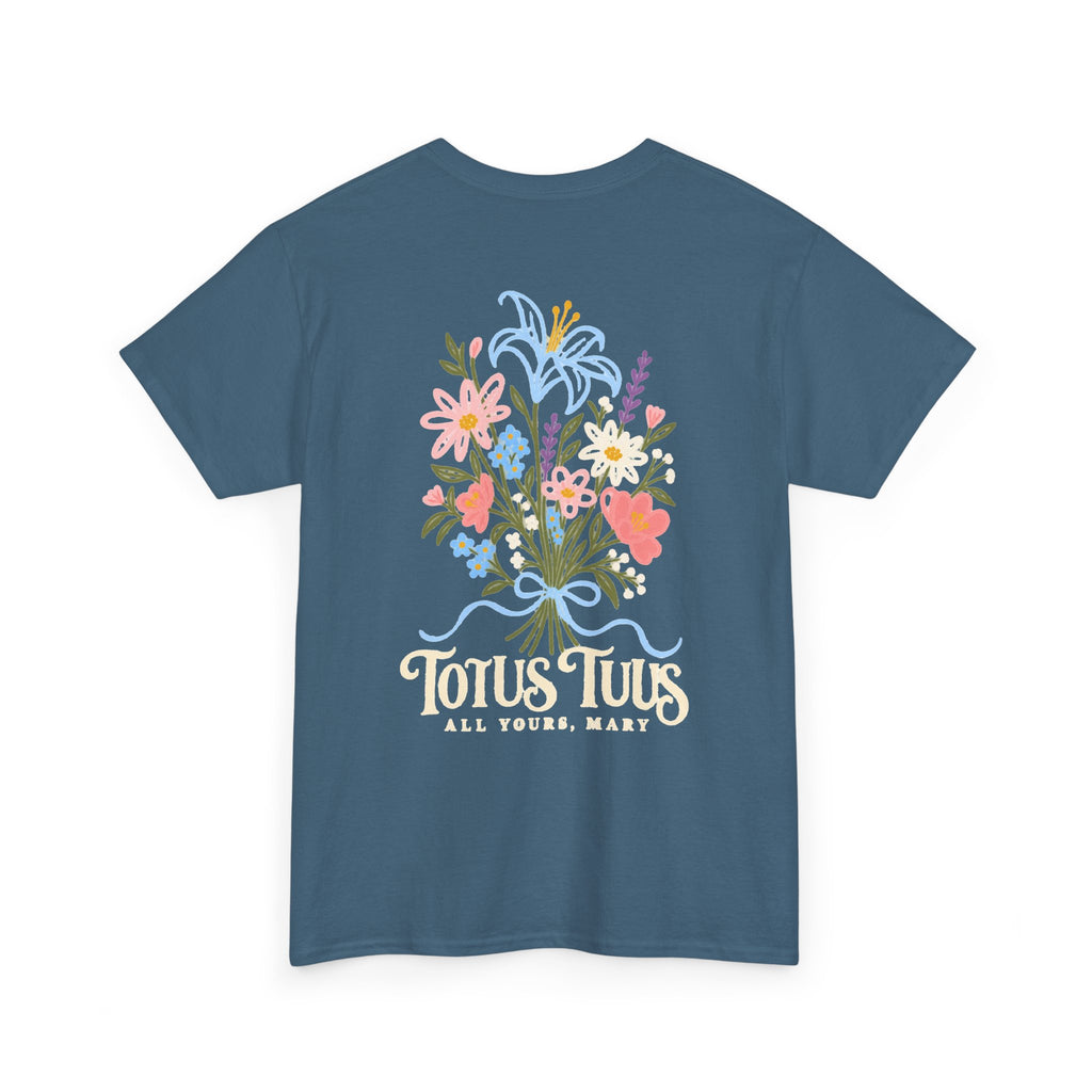 Totus Tuus Flowers for Mary Tee