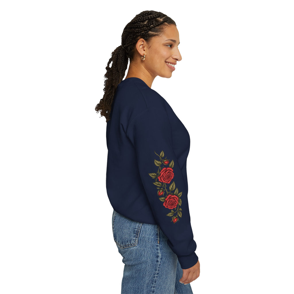 St. Thérèse “Little Way” Rose Crewneck