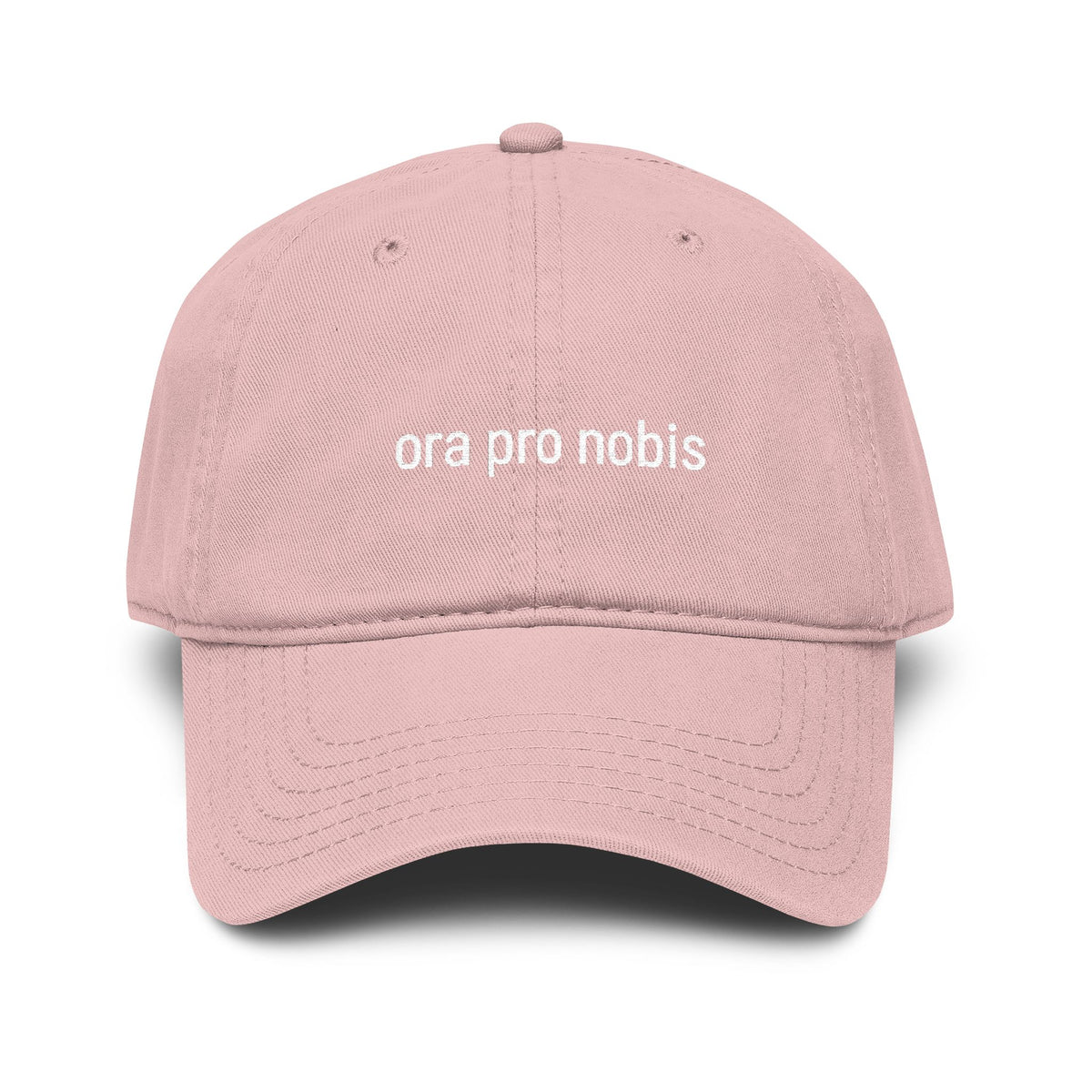 Ora Pro Nobis Embroidered Cap
