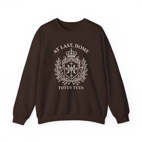 At Last, Home  Totus Tuus Crewneck