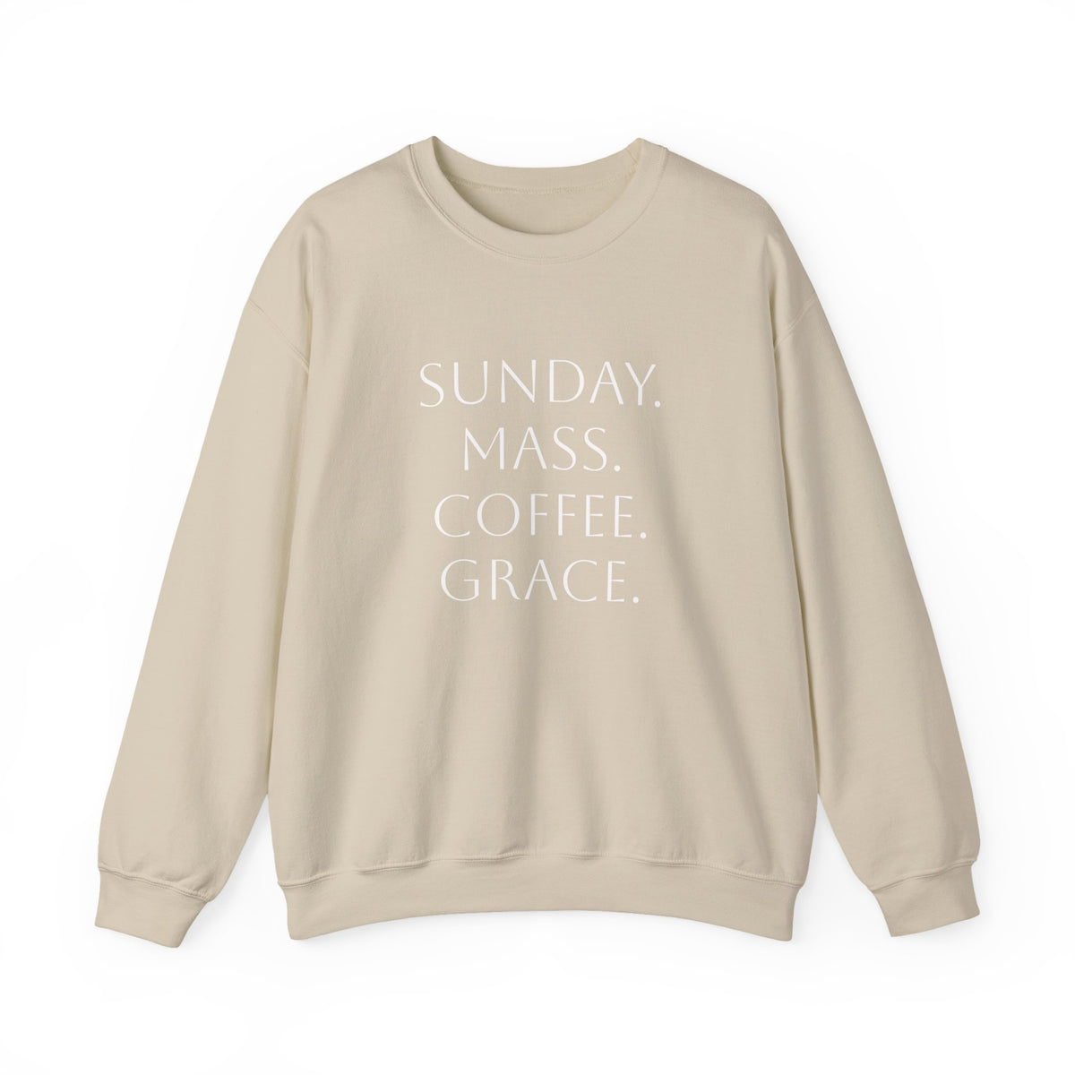 Sunday Mass Coffee Grace Crewneck