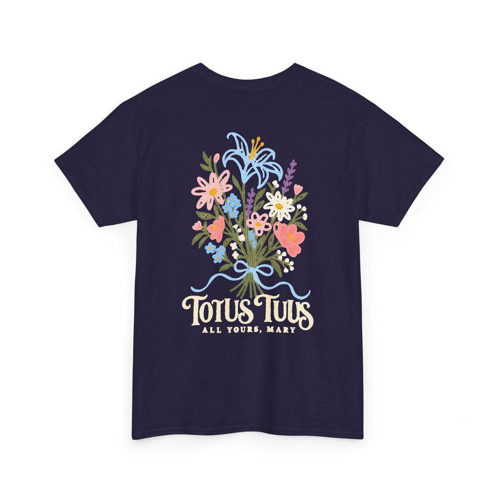 Totus Tuus Flowers for Mary Tee