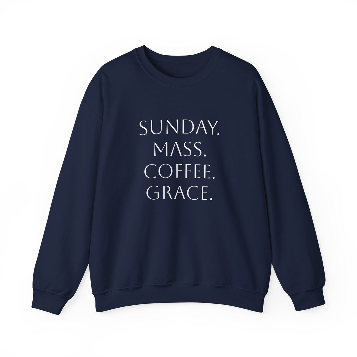 Sunday Mass Coffee Grace Crewneck