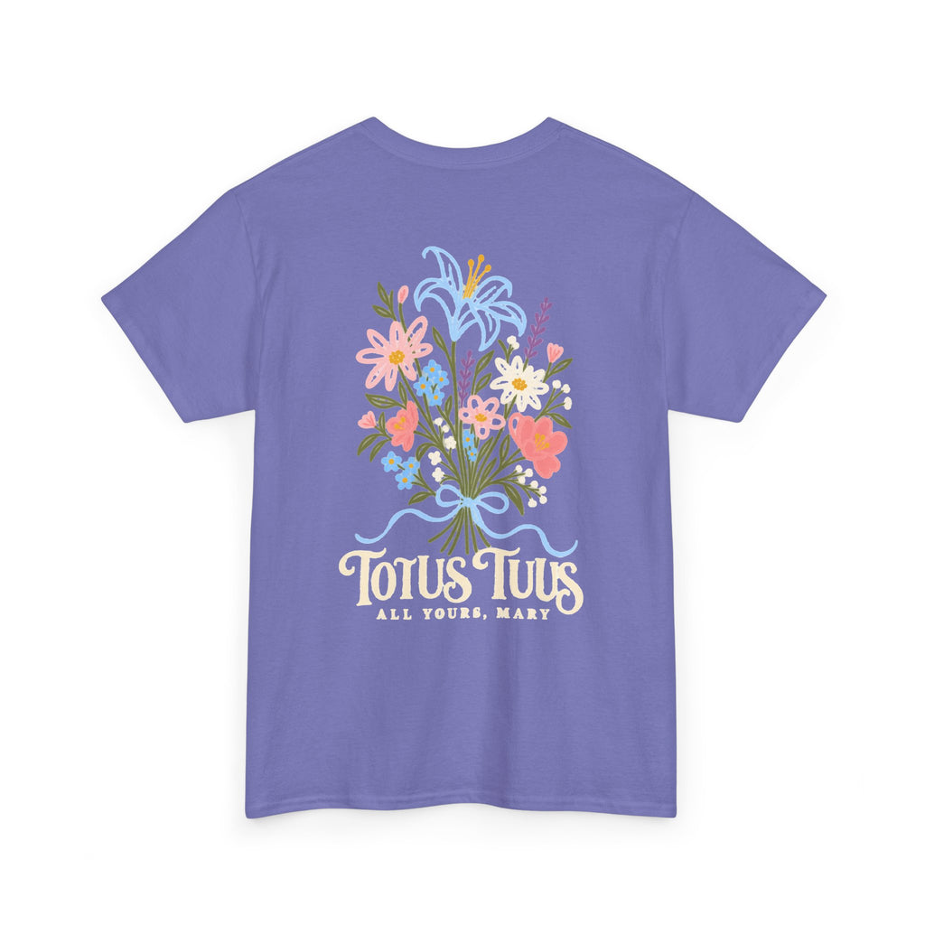 Totus Tuus Flowers for Mary Tee