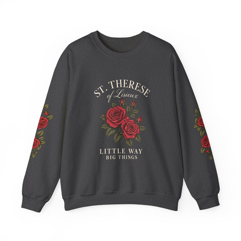 St. Thérèse “Little Way” Rose Crewneck