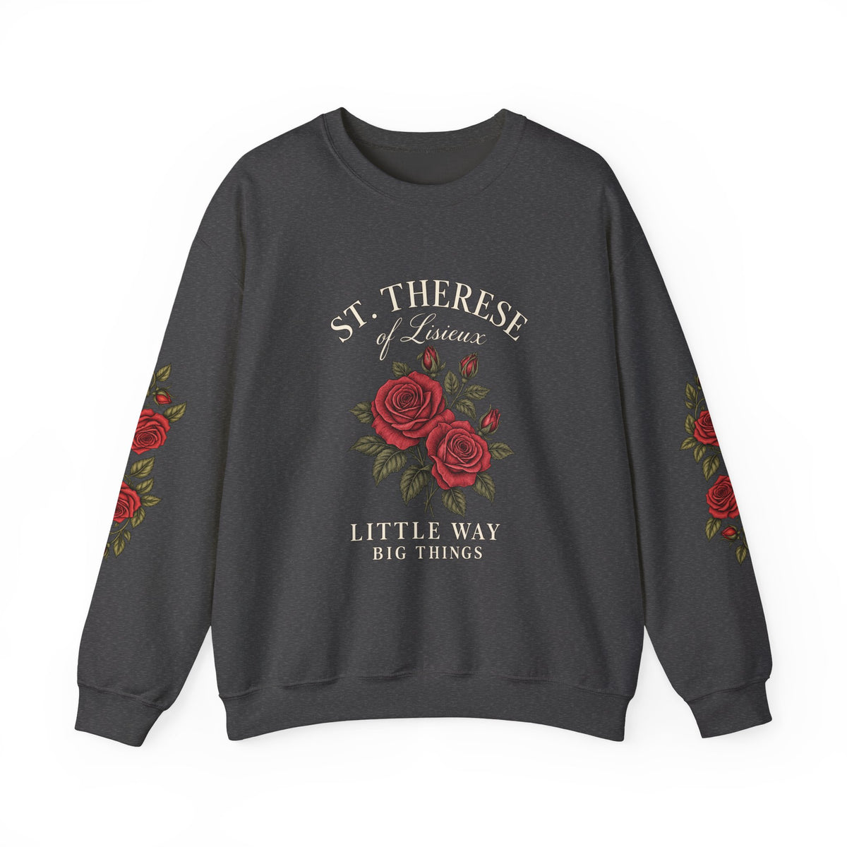 St. Thérèse “Little Way” Rose Crewneck