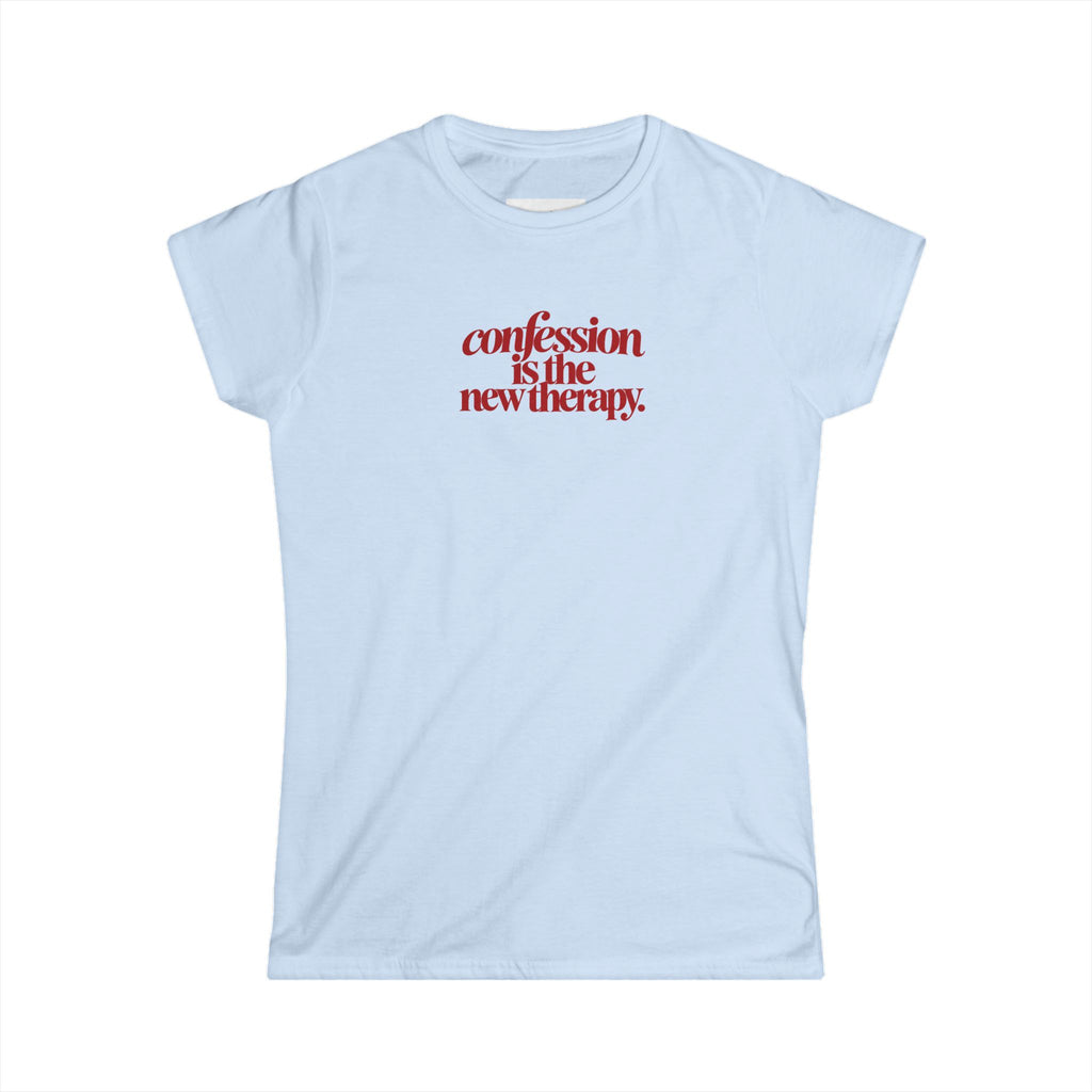 Confession Is the New Therapy Catholic Tee
