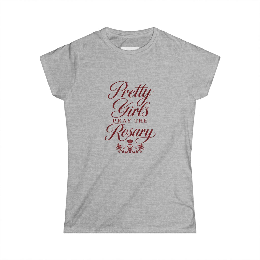 Pretty Girls Pray The Rosary Tee