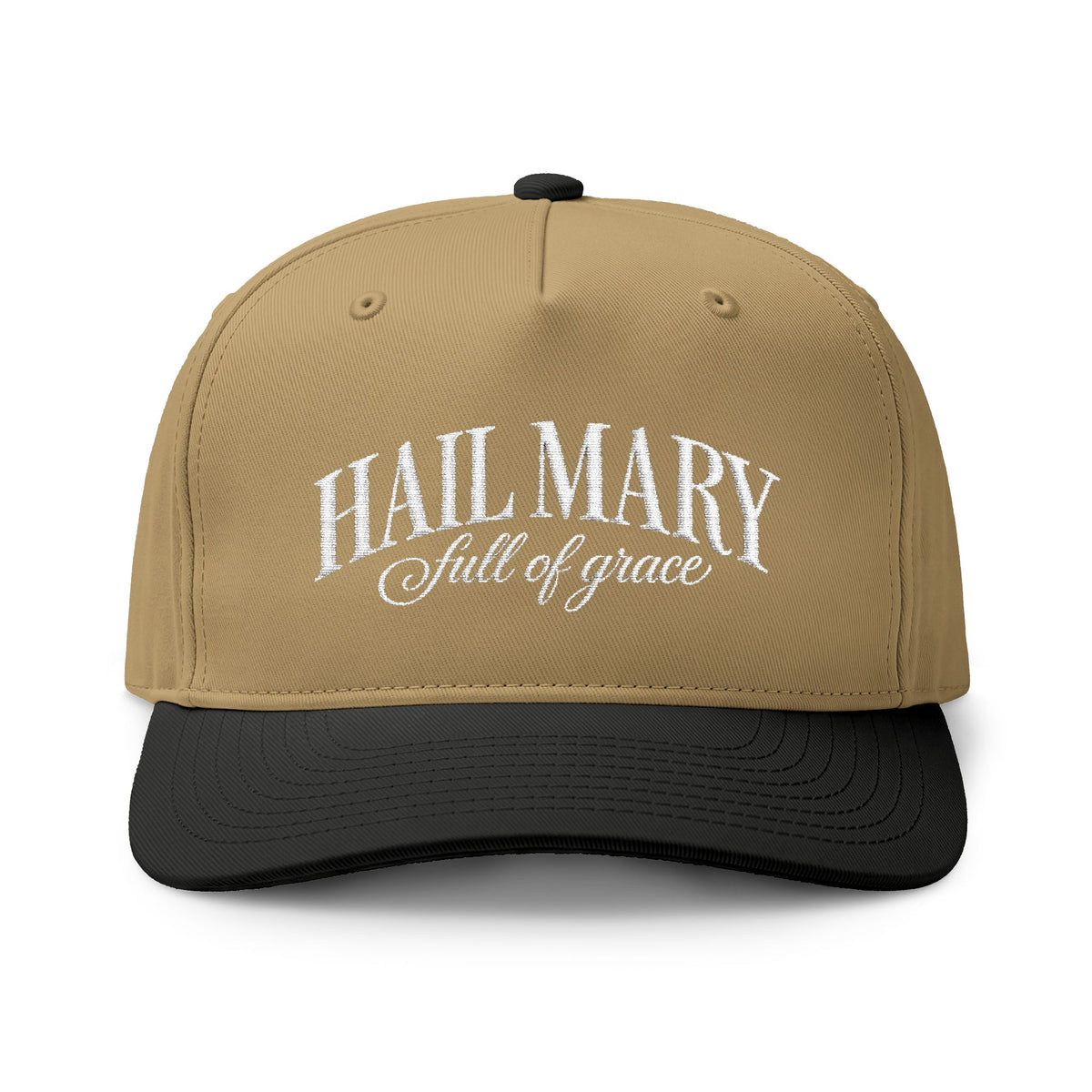 Hail Mary Embroidered Two-Tone Cap