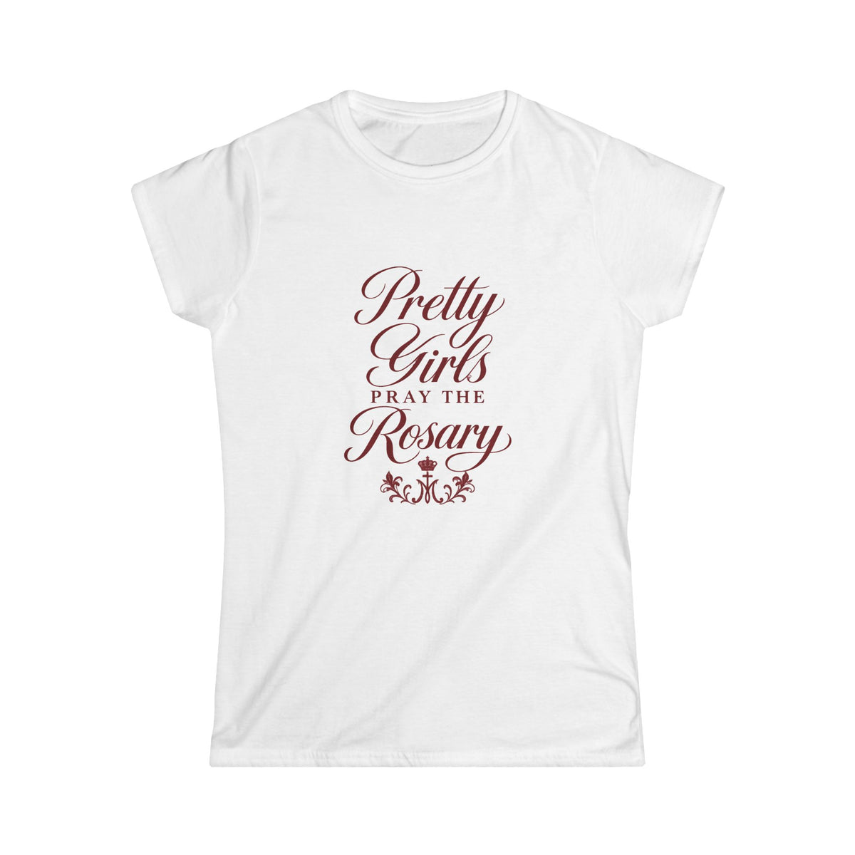 Pretty Girls Pray The Rosary Tee