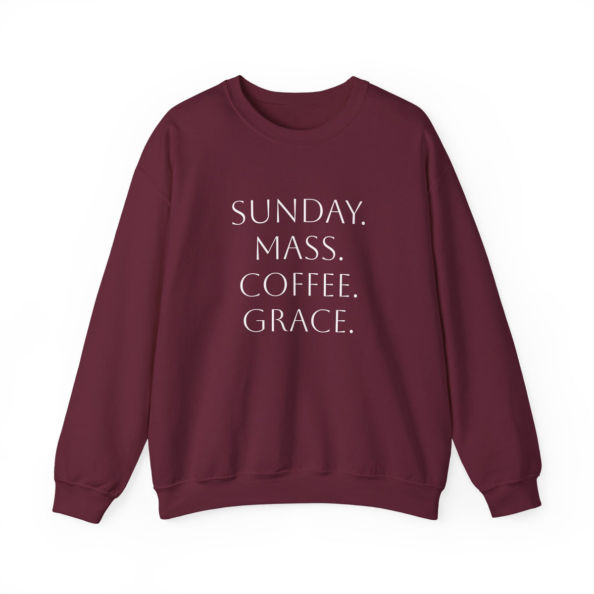 Sunday Mass Coffee Grace Crewneck