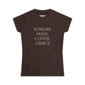 Sunday. Mass. Coffee. Grace. Shirt