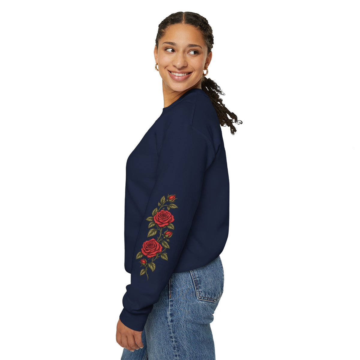 St. Thérèse “Little Way” Rose Crewneck