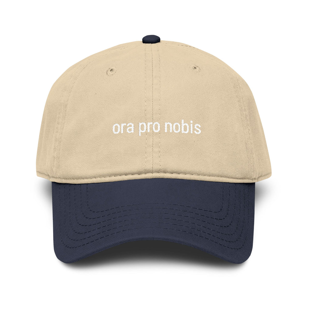 Ora Pro Nobis Embroidered Cap