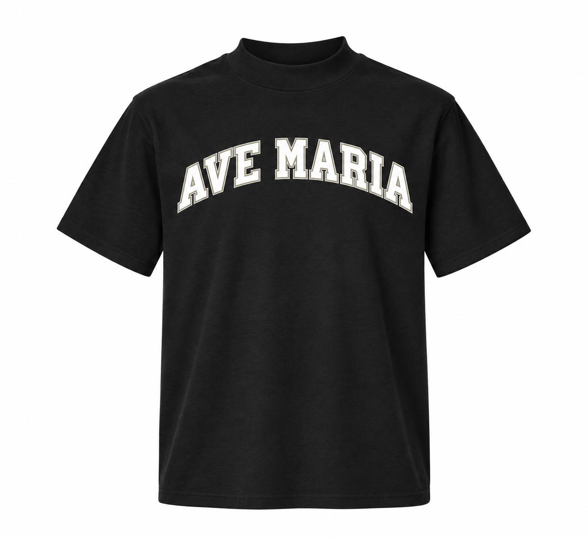 Ave Maria Collegiate Mock Neck Tee