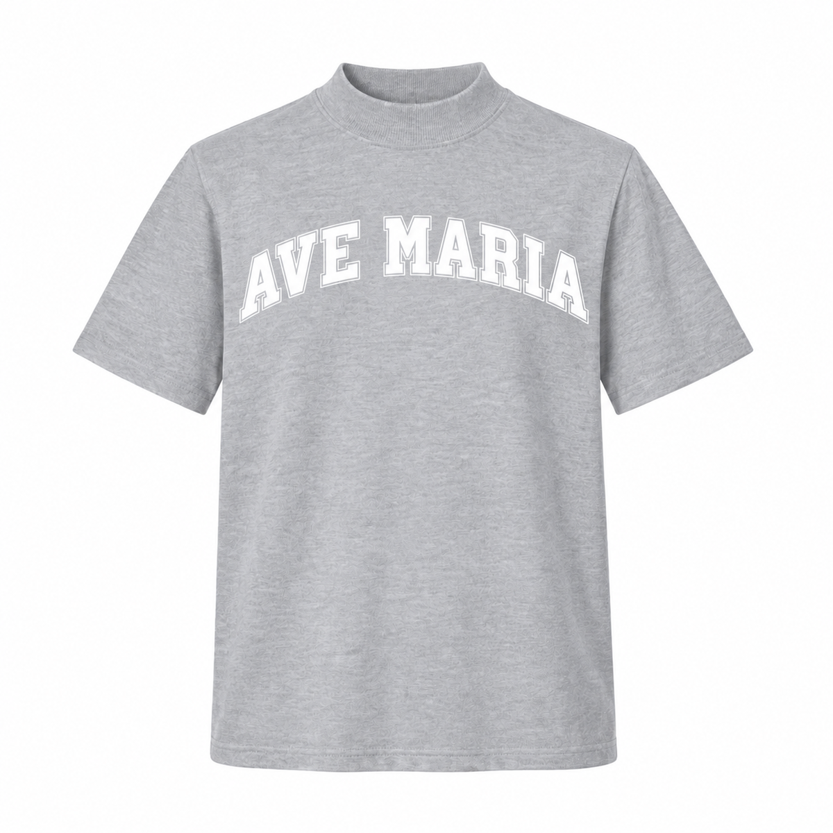 Ave Maria Collegiate Mock Neck Tee
