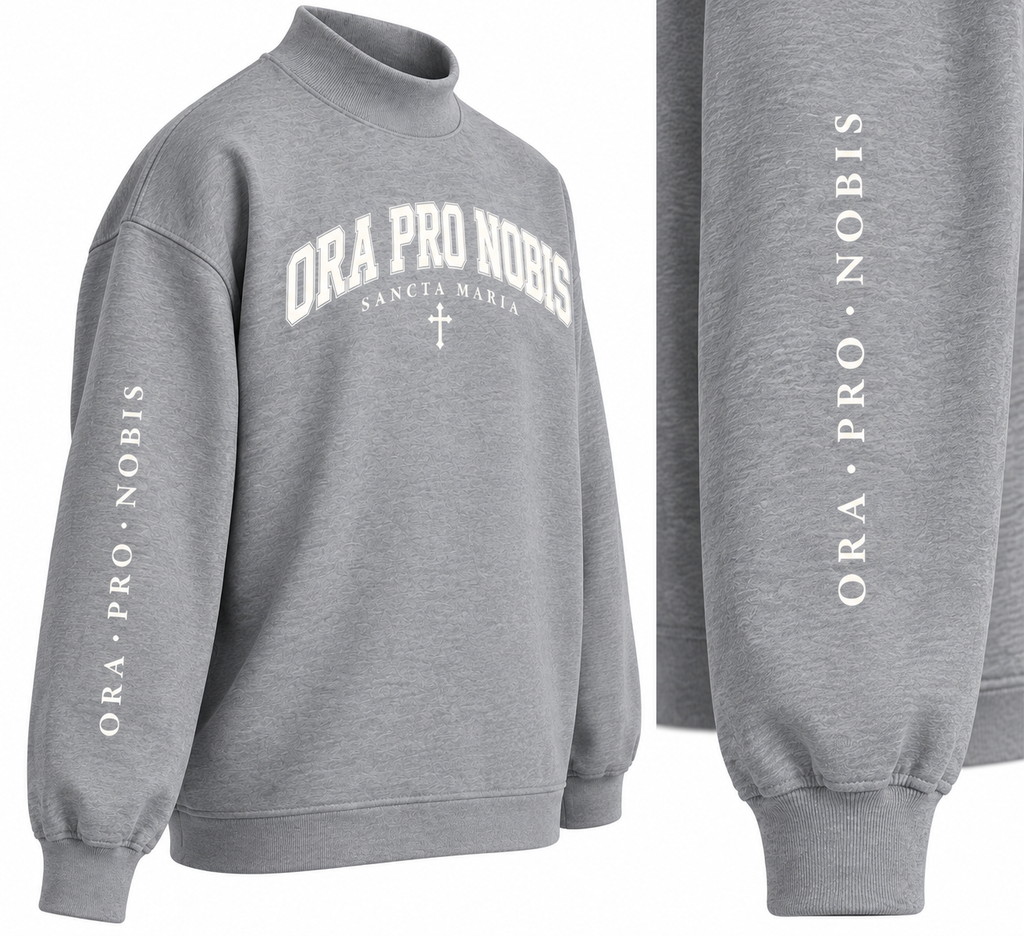 Ora Pro Nobis Collegiate Mockneck