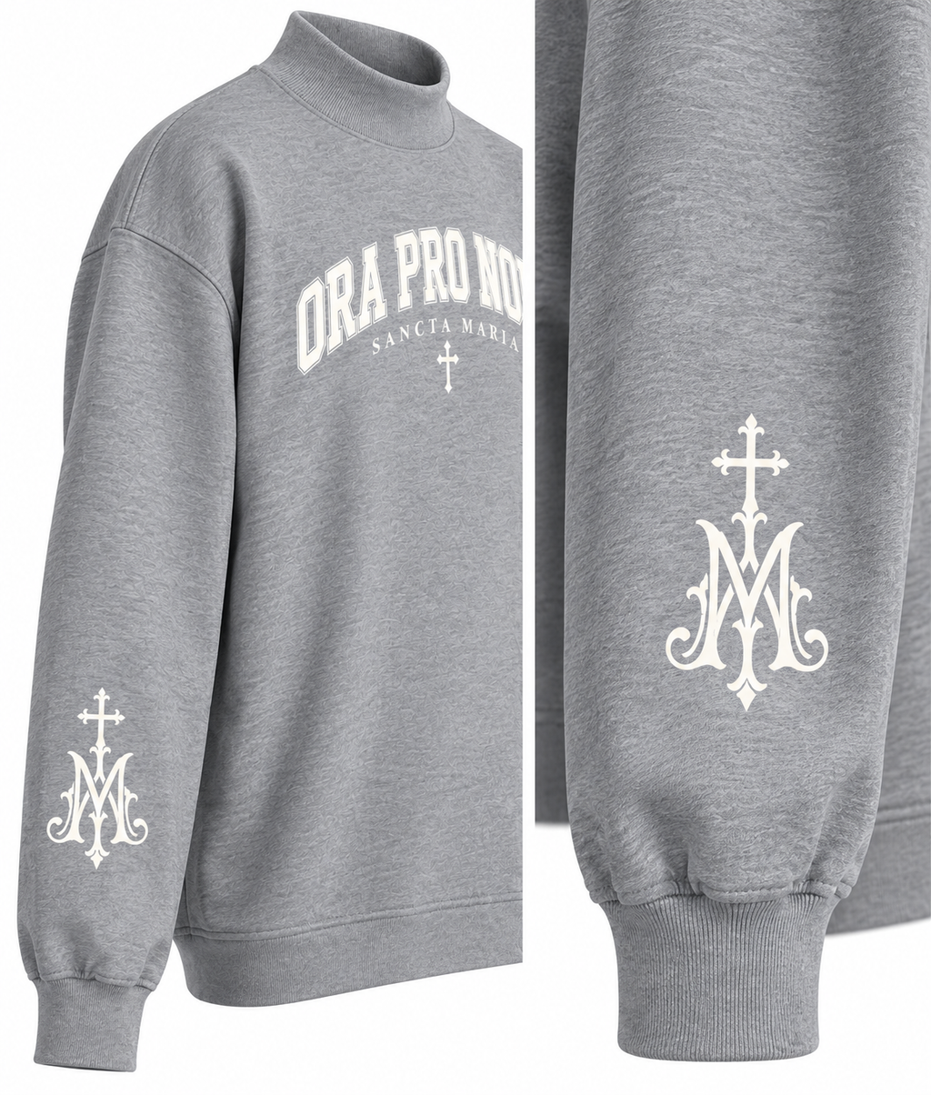 Ora Pro Nobis Collegiate Mockneck