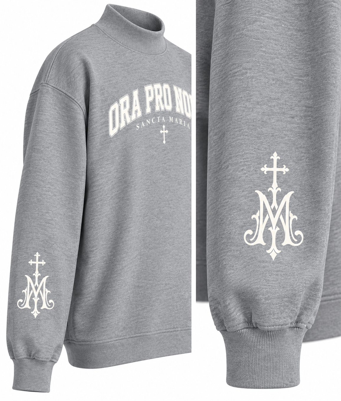 Ora Pro Nobis Collegiate Mockneck