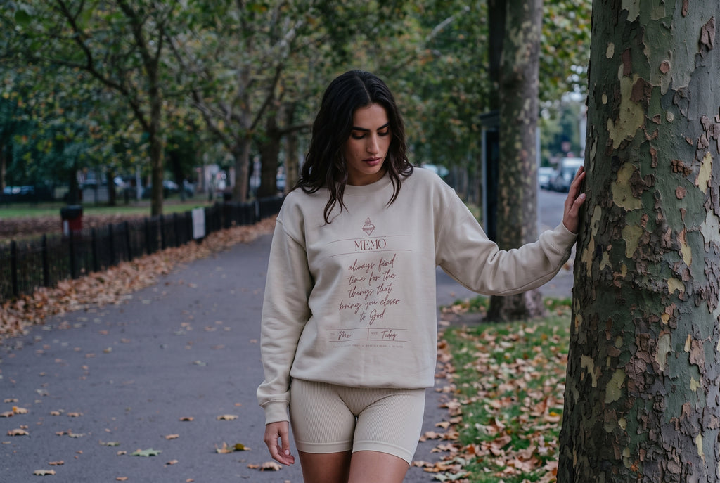 Closer to God Memo Catholic Crewneck