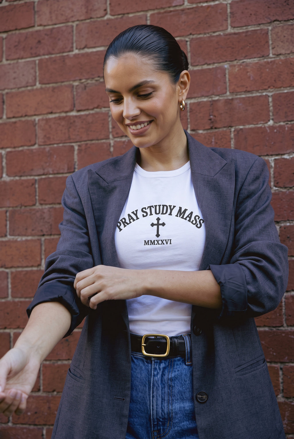 Pray Study Mass Tee