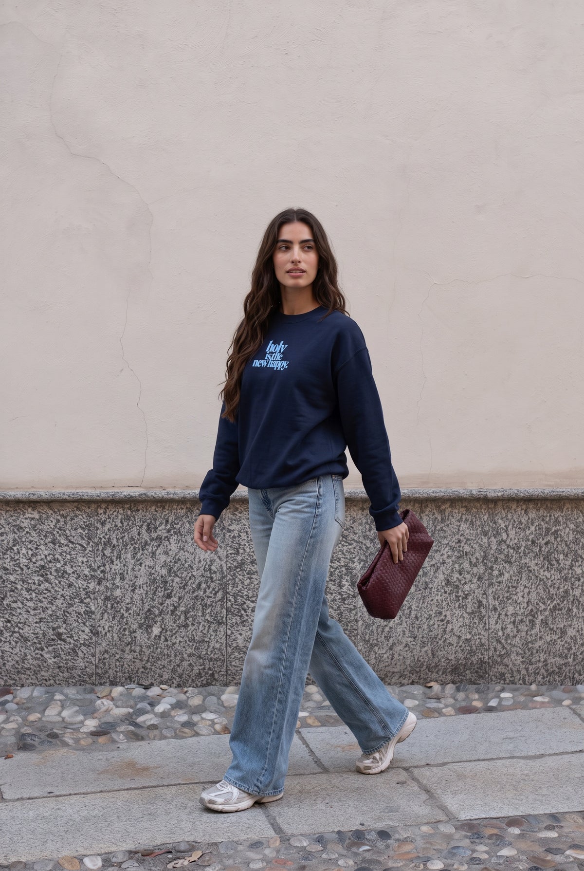 Holy Is the New Happy Crewneck Sweatshirt